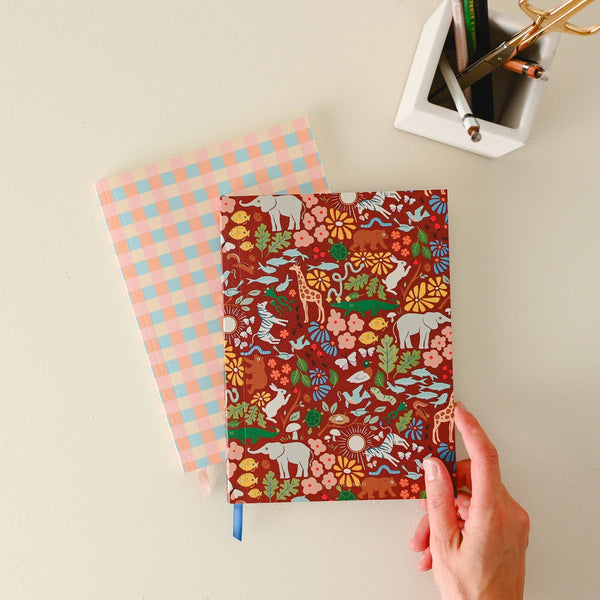 Plants and Critters Soft Cover Journal - Freshie & Zero Studio Shop