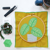 Peacock Plant Embroidery kit - Freshie & Zero Studio Shop