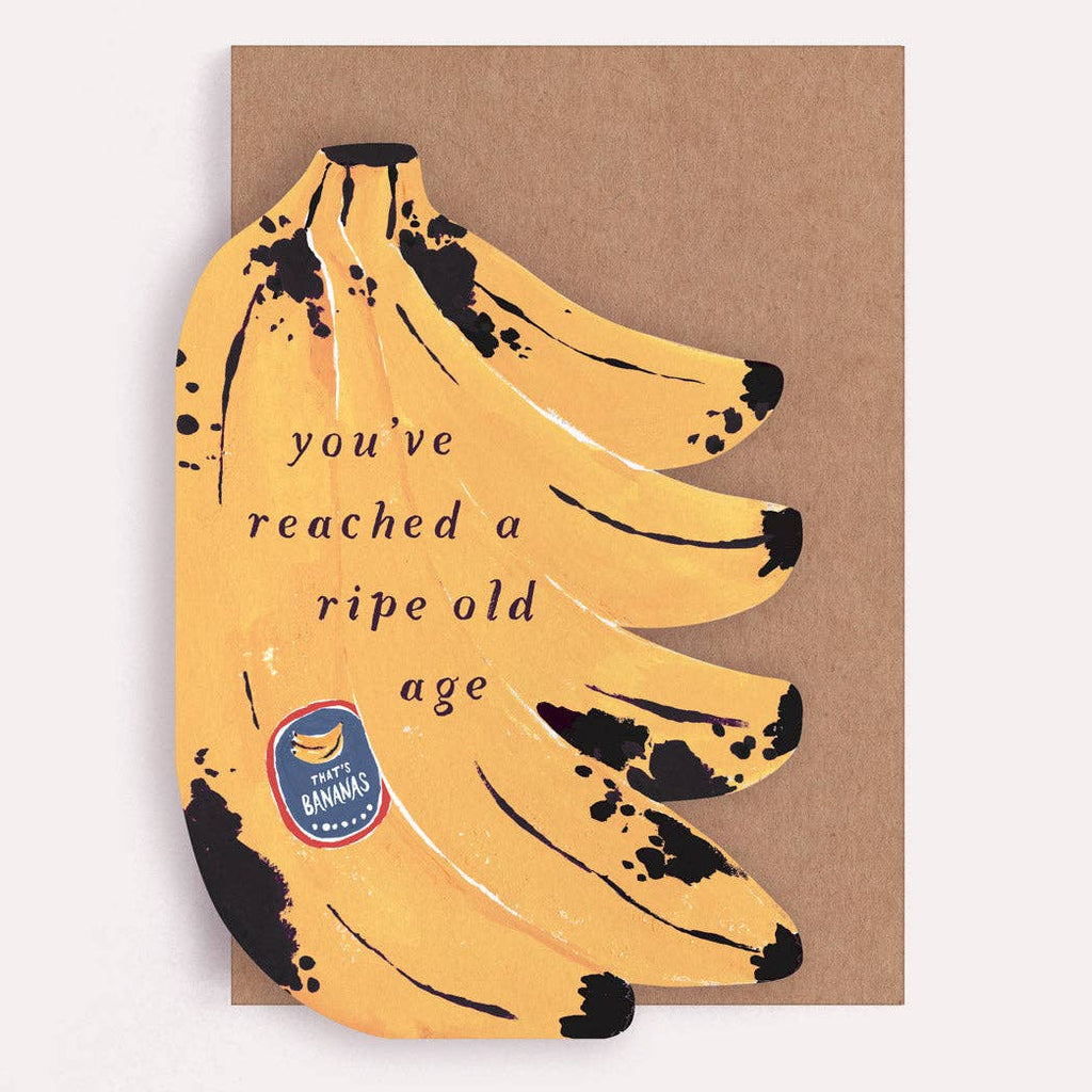 Ripe Bananas Birthday Card - Freshie & Zero Studio Shop