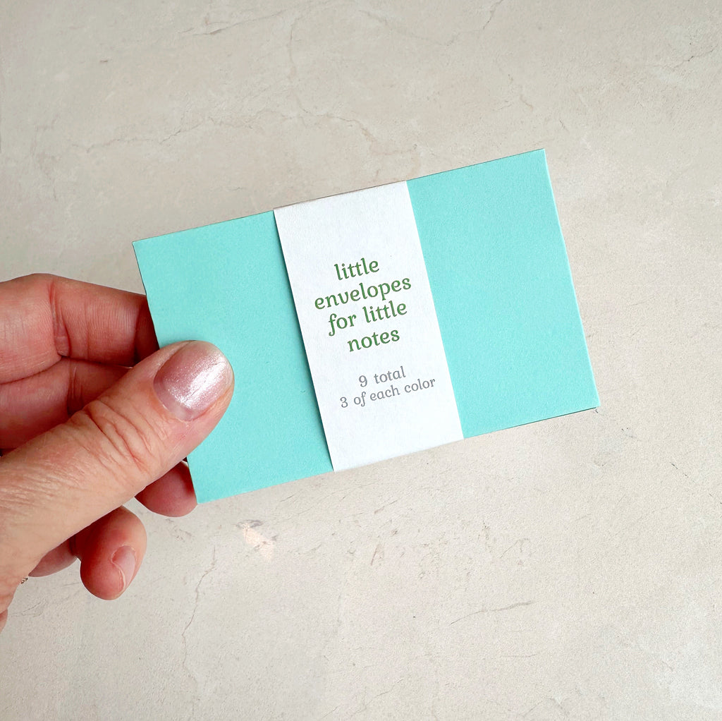 Little Envelopes for Little Notes - Freshie & Zero Studio Shop