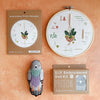 Embroidery Sampler Kit: Hanging Plant | Beginner - Freshie & Zero Studio Shop