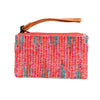 Coral Turquoise Pure Cotton Leather Unisex Beaded Wristlet - Freshie & Zero Studio Shop