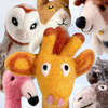 Giraffe Felt Finger Puppet - Freshie & Zero Studio Shop