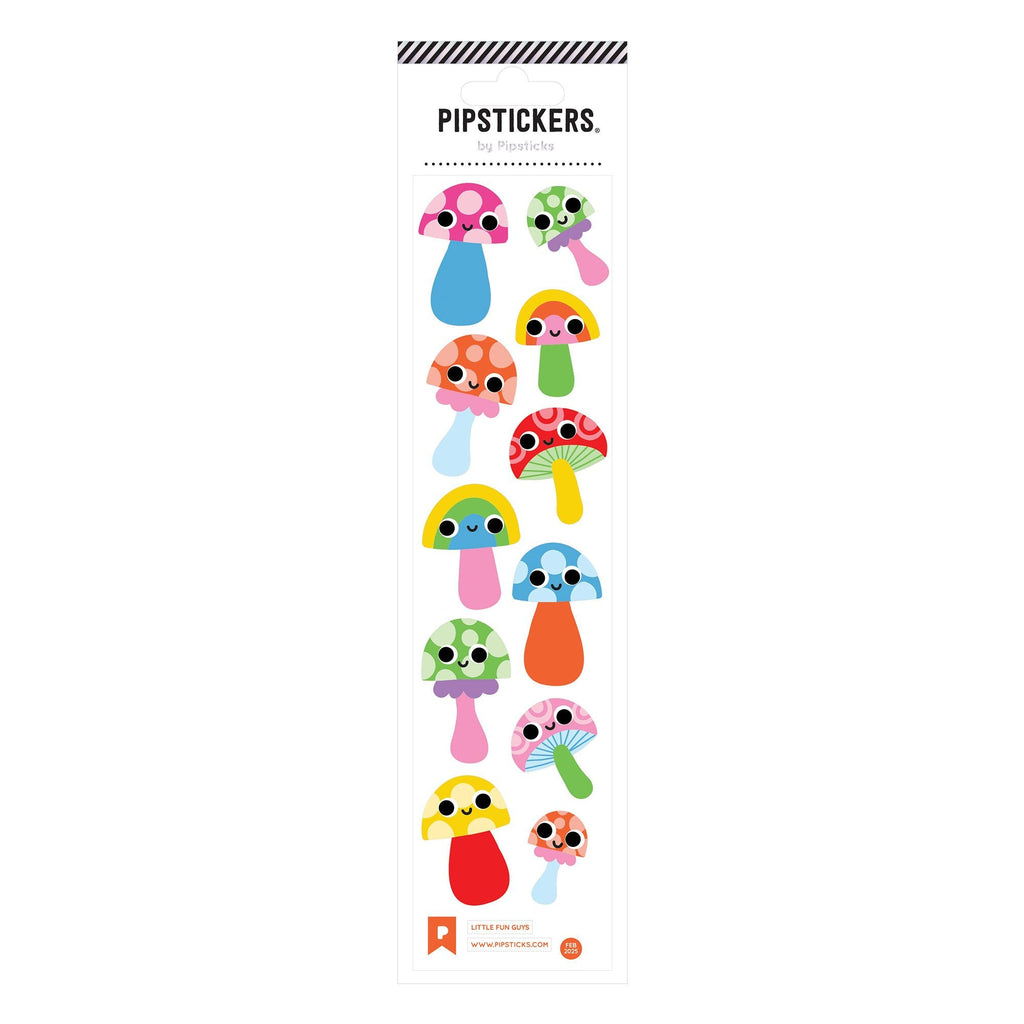 Google Eyed Mushrooms Sticker Sheet by Pipstickers - Freshie & Zero Studio Shop