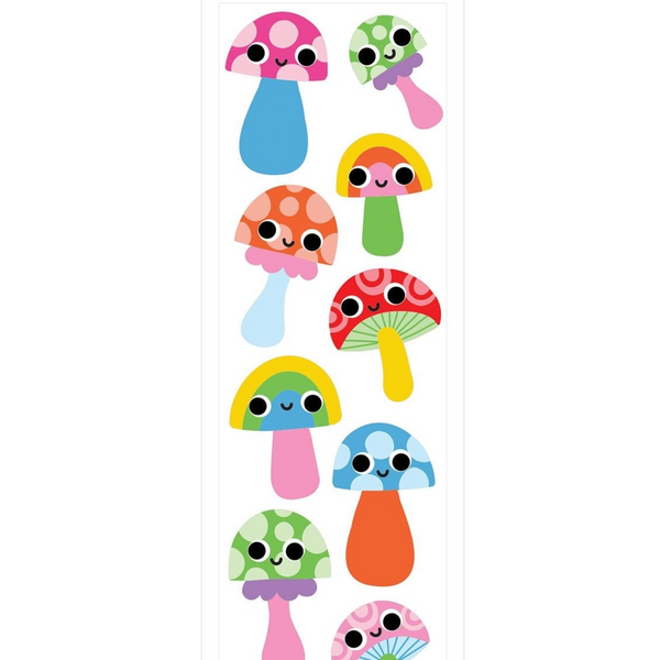 Google Eyed Mushrooms Sticker Sheet by Pipstickers - Freshie & Zero Studio Shop
