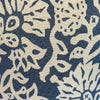 Large Zippered Bag: blue floral - Freshie & Zero Studio Shop