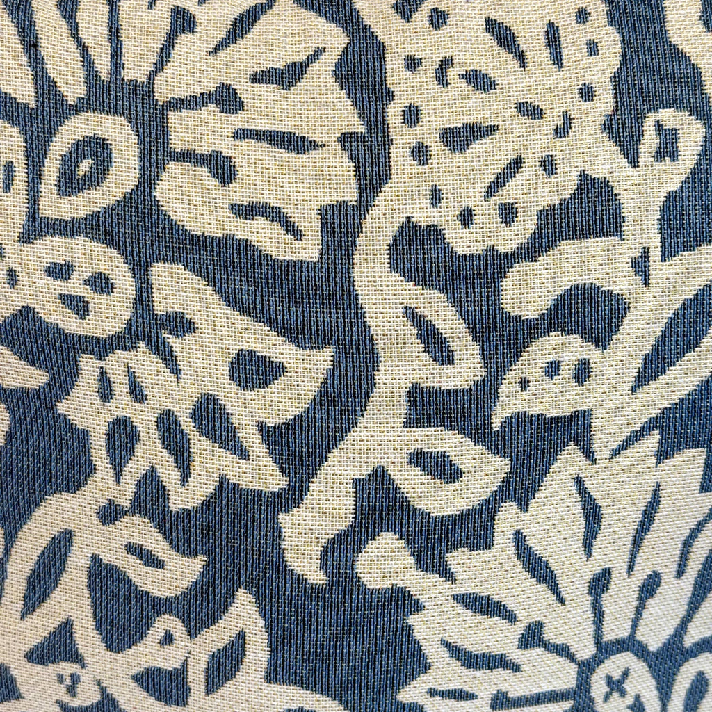 Large Zippered Bag: blue floral - Freshie & Zero Studio Shop