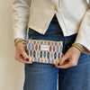 Small Makeup Bag: Boho Geometric - Freshie & Zero Studio Shop