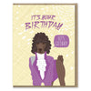 Prince Poodle Birthday Card - Freshie & Zero Studio Shop