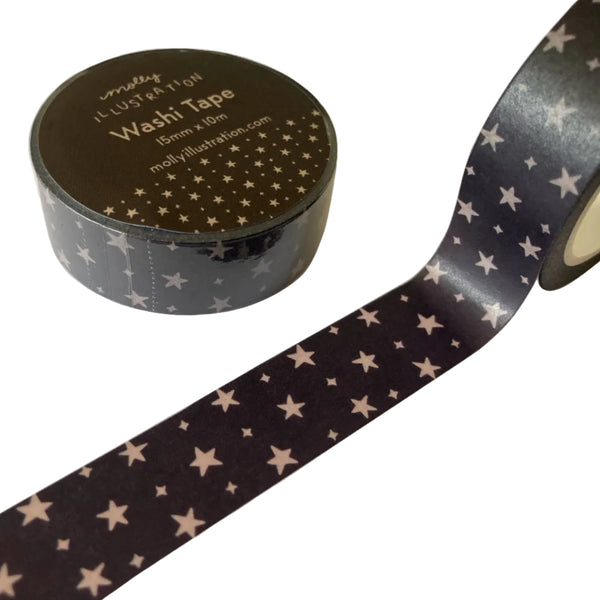 Neutral Stars Decorative Washi Tape - Freshie & Zero Studio Shop