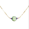 Orb Artisan Glass Necklace - green - Freshie & Zero Studio Shop