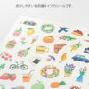 Midori Yuru Log Sticker Sheets: Motif Daily Icons - Freshie & Zero Studio Shop