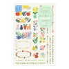 Midori Yuru Log Sticker Sheets: Motif Textile - Freshie & Zero Studio Shop