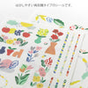 Midori Yuru Log Sticker Sheets: Motif Textile - Freshie & Zero Studio Shop