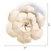 English Garden Ceramic Flower: Ivory Daffodil 4" - Freshie & Zero Studio Shop