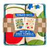 TOMATO BASIL (Tomato, Basil) - Tea Towel Set of 2 - Freshie & Zero Studio Shop