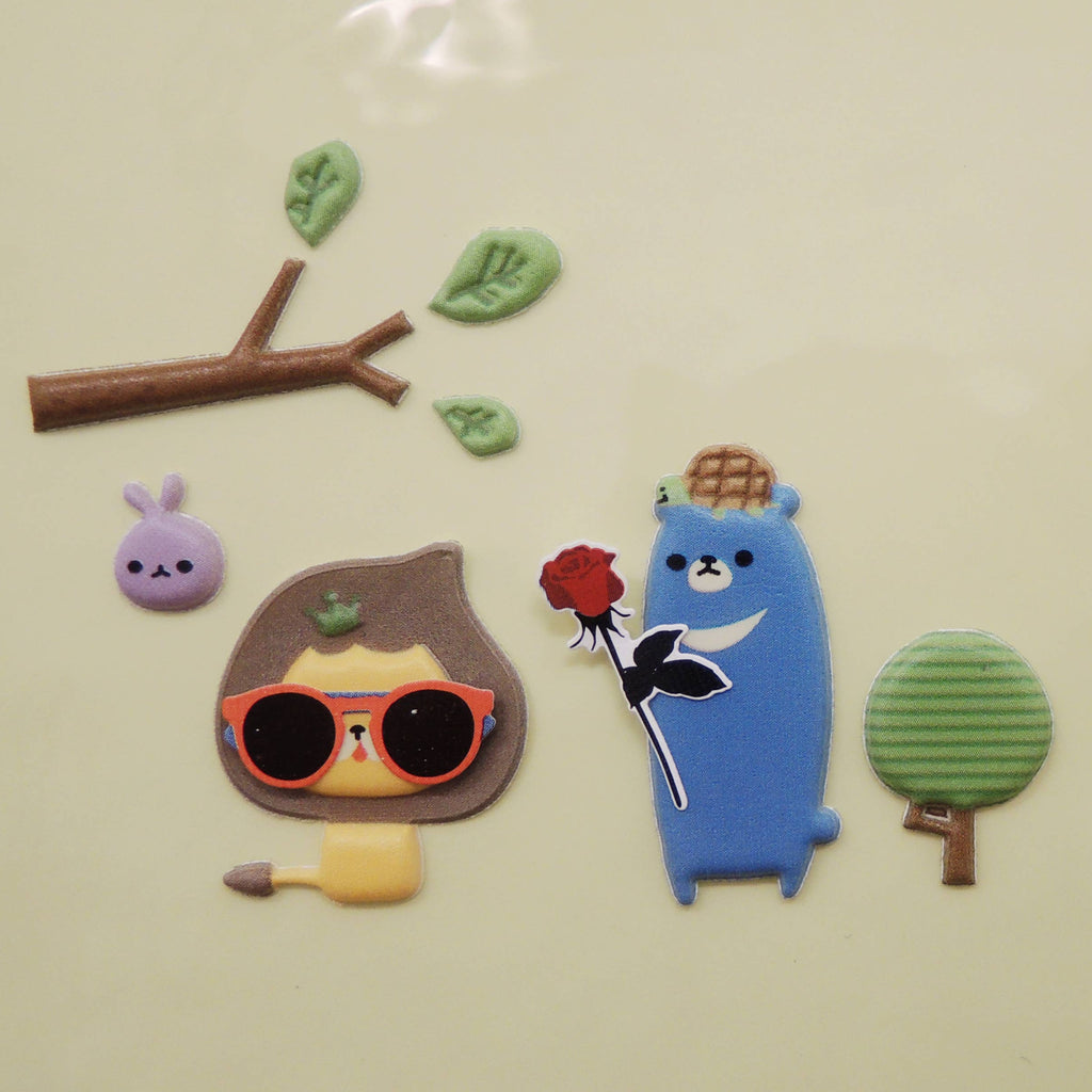 Animal Farm Puffy Stickers - Freshie & Zero Studio Shop