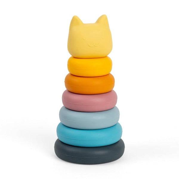 Silicone Stacking Cat Toy - Freshie & Zero Studio Shop