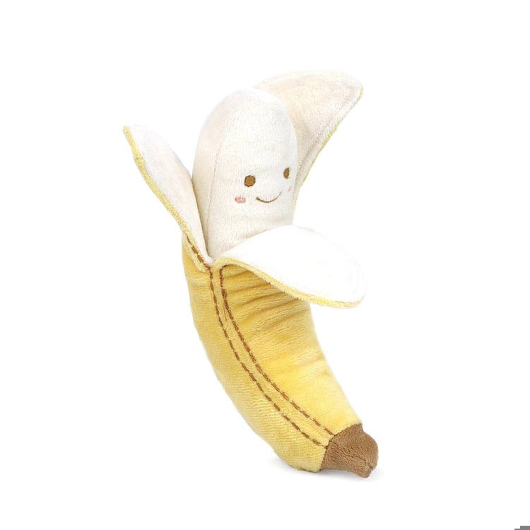 Plush Banana Baby Rattle - Freshie & Zero Studio Shop