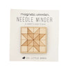 Magnetic Wooden Needle Minder: Quilt Block - Freshie & Zero Studio Shop