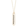 lyric necklace with pyrite - Freshie & Zero Studio Shop