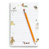 Off the Leash Dogs Notepad by E. Frances Paper - Freshie & Zero Studio Shop