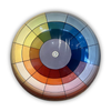 Color Wheel Glass Dome Paperweight - Freshie & Zero Studio Shop