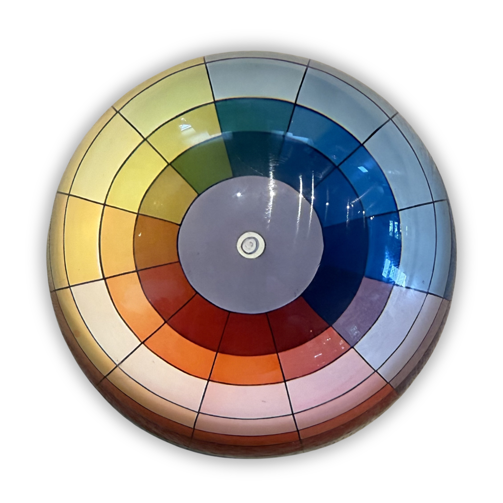 Color Wheel Glass Dome Paperweight - Freshie & Zero Studio Shop