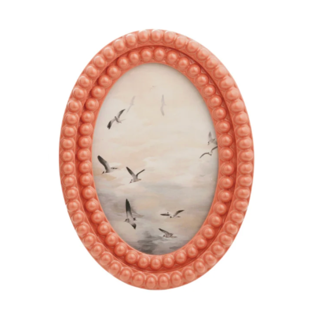 Oval Bobbin Resin Photo Frame - Freshie & Zero Studio Shop