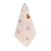 Organic Jacquard Sweater Knit Baby Blanket: Loving Hearts - Freshie & Zero Studio Shop