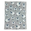 Organic Cotton 3D Knit Baby Blanket - Happy Sheep | Medium Weight - Freshie & Zero Studio Shop