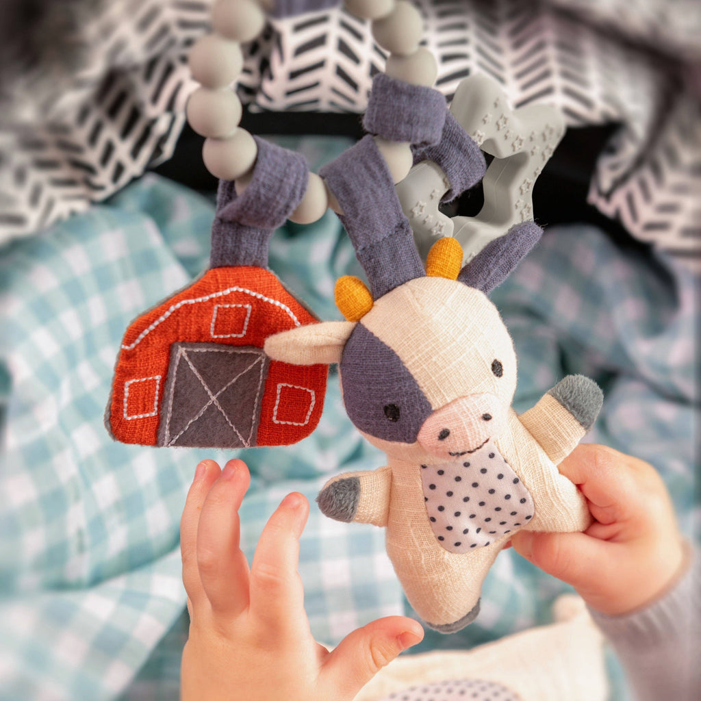 Stroller Teether Plush Baby Toy - Freshie & Zero Studio Shop