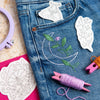 Moon Garden Stick & Stitch Embroidery Pack - Freshie & Zero Studio Shop
