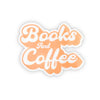 Books And Coffee Vinyl Sticker - Freshie & Zero Studio Shop