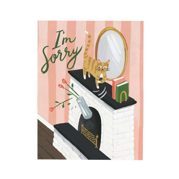 Sorry Cat Card by Idlewild - Freshie & Zero Studio Shop