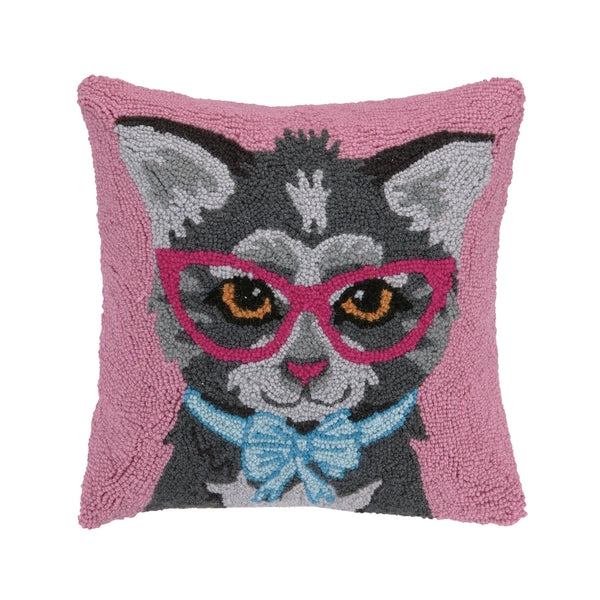 Cat Glasses Hook Pillow - Freshie & Zero Studio Shop