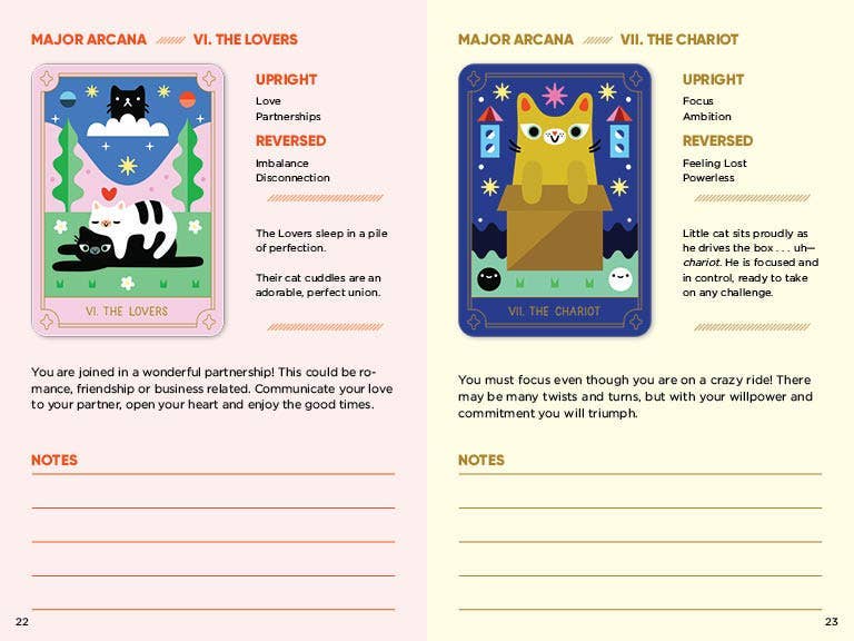 Mystic Cats Tarot: A 78-Card Deck and Guidebook - Freshie & Zero Studio Shop