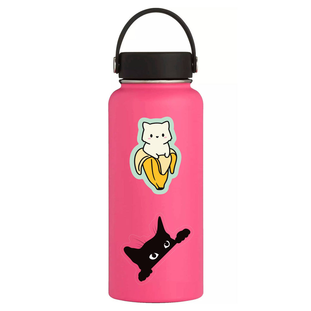 Sneaky Kitty Cat Cute Clear High Quality Vinyl Sticker - Freshie & Zero Studio Shop
