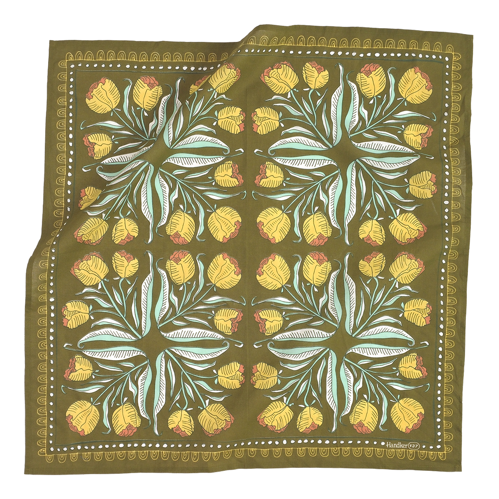 Handker Bandana: Adele Bandana No. 137 - Freshie & Zero Studio Shop