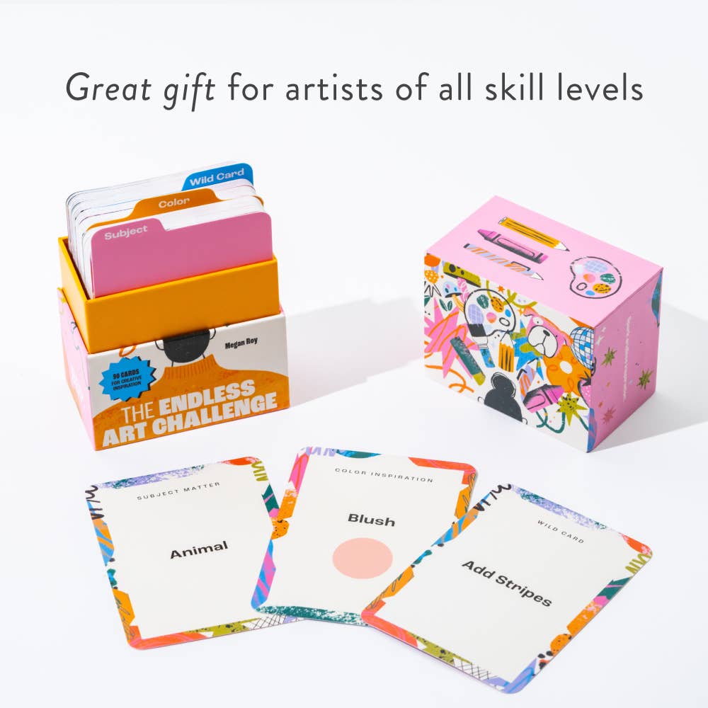 The Endless Art Challenge Card Deck - Freshie & Zero Studio Shop