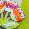 Marianne Flower Felt Craft Brooch Kit | Complete Craft Kit - Freshie & Zero Studio Shop