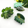 Acetate Leaf Hair Claw Clip, Monstera Leaf Hair Clip: Green A - Freshie & Zero Studio Shop