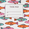 Colorful Fish: Task Pad Notebook by Shorthand Press - Freshie & Zero Studio Shop