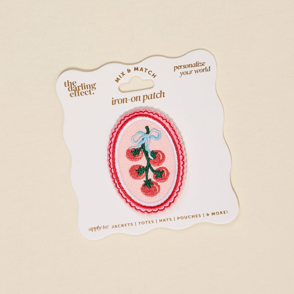 Tomato Vine Iron-on Patch - Freshie & Zero Studio Shop