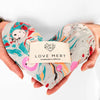Marbled Love Heart Shaped Eye Pillow - Freshie & Zero Studio Shop