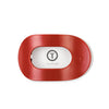 Tomato Red Teleties Flat Round Hair Clip - Freshie & Zero Studio Shop