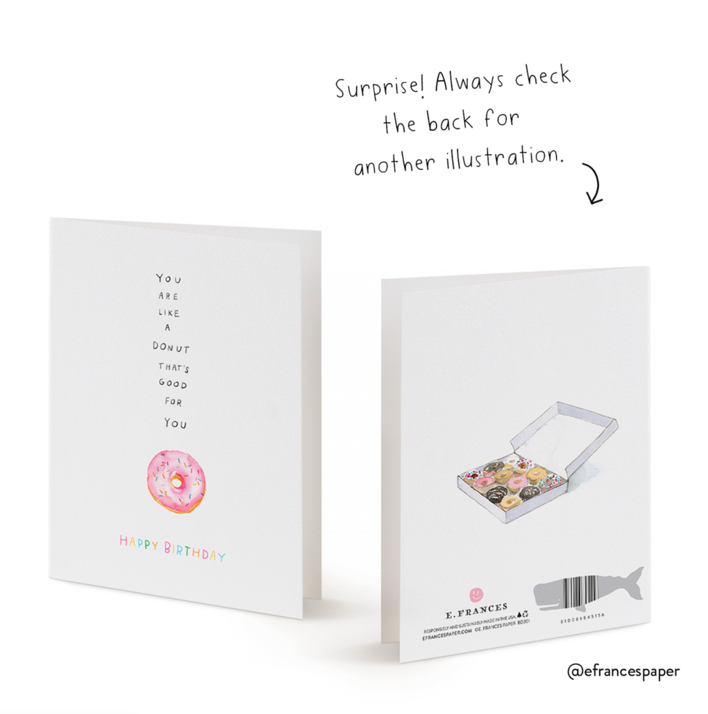 Old Fashioned Birthday Card by E. Frances Paper - Freshie & Zero Studio Shop