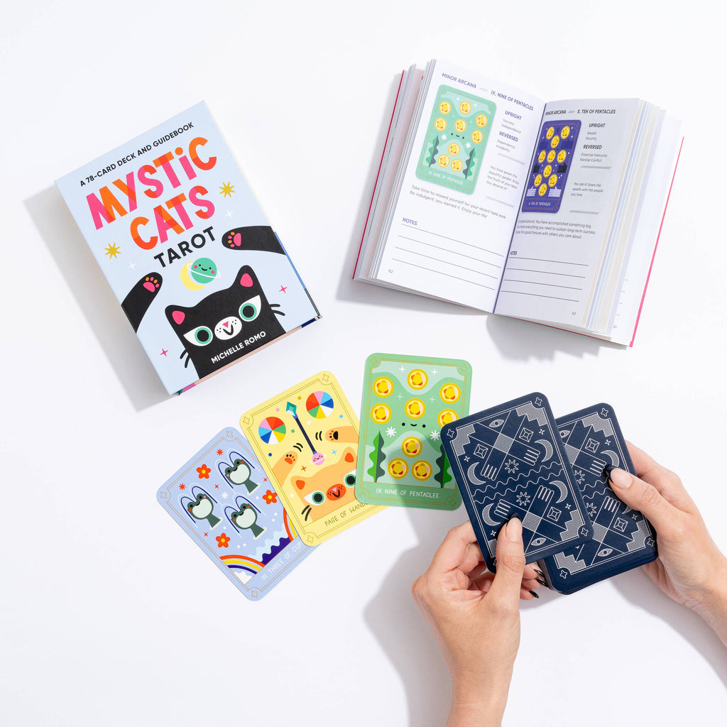 Mystic Cats Tarot: A 78-Card Deck and Guidebook - Freshie & Zero Studio Shop
