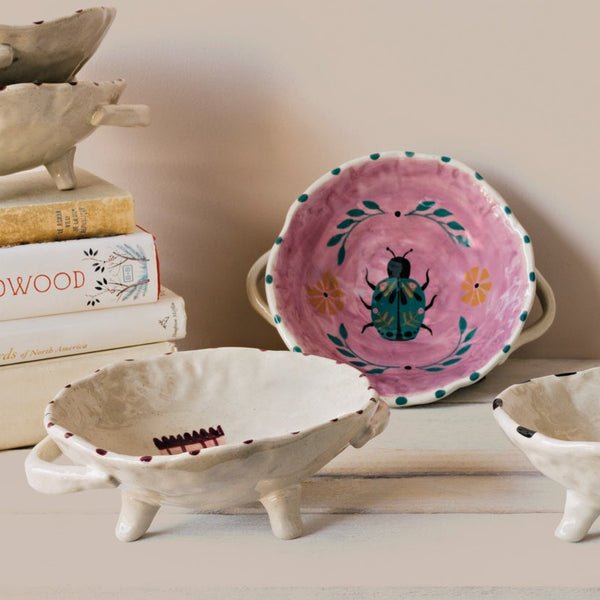 Amulet Ceramic Footed Bowl By Danica - Freshie & Zero Studio Shop