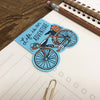 Adventure Bicycle Magnetic Bookmark - Freshie & Zero Studio Shop